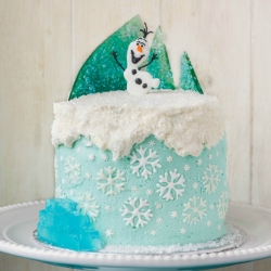 Frozen Chocolate Cake Theme