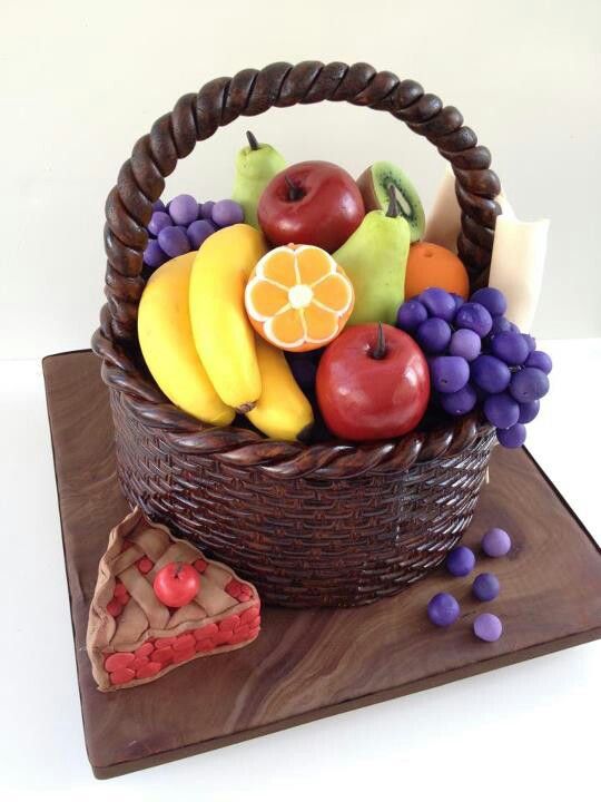 Fruit Basket Cake