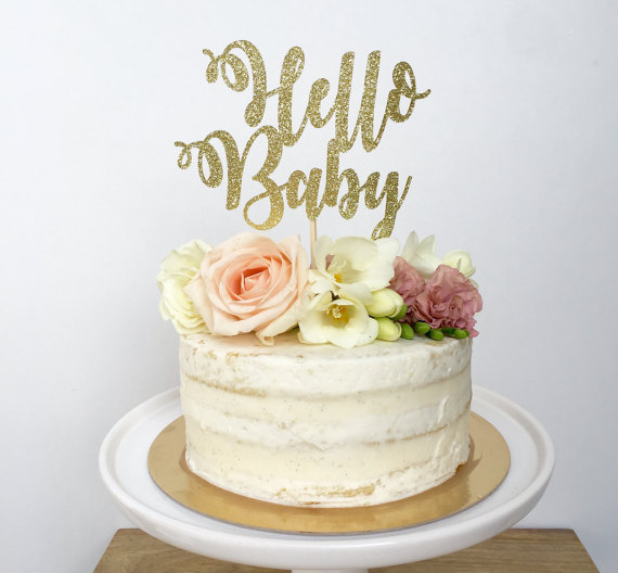 Gender-Neutral Baby Shower Cake