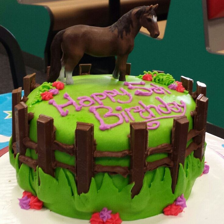 Girls Horse Birthday Cake