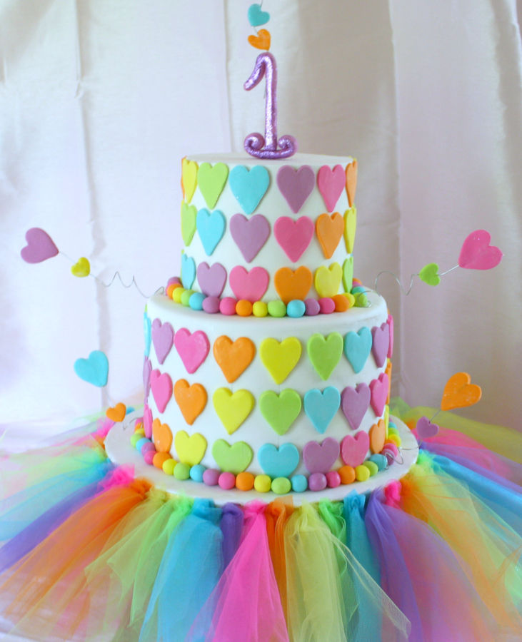 Girls Rainbow Birthday Cake Ideas
