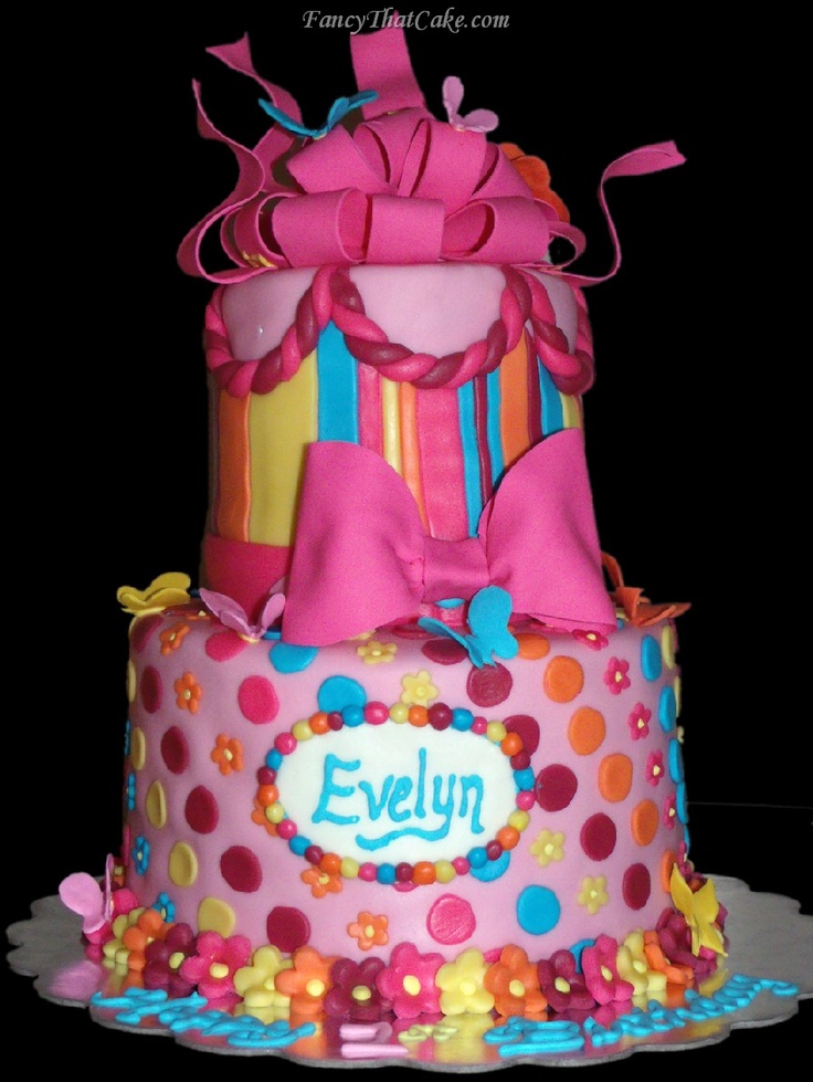 Girly Birthday Cake Girly Birthday Cake