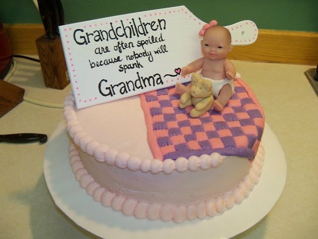 Grandma Baby Shower Cakes