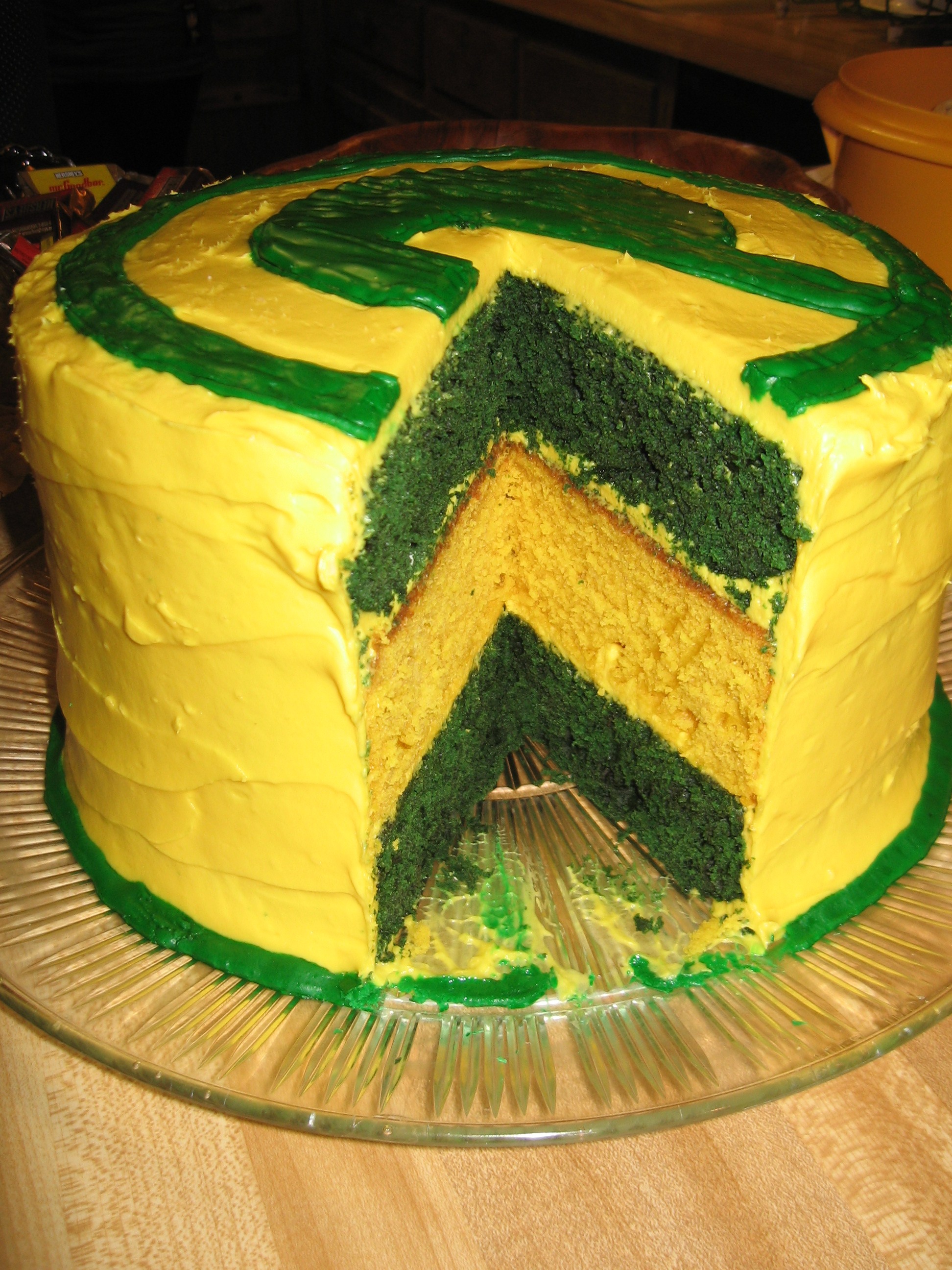 Green Bay Packers Birthday Cake