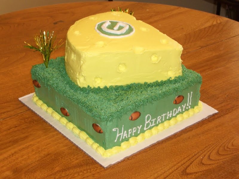 Green Bay Packers Happy Birthday Cake