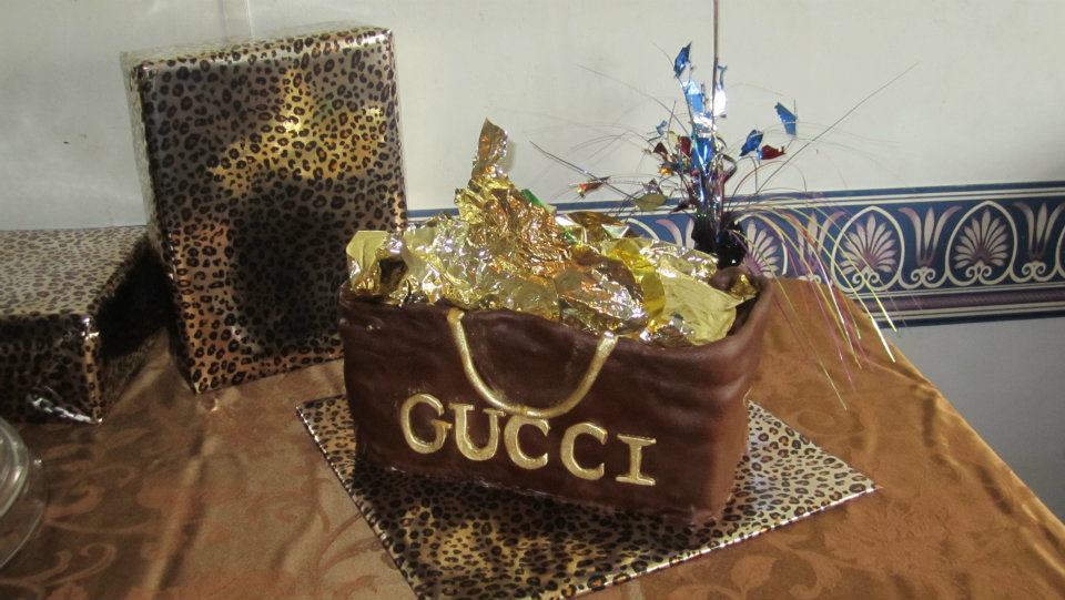 Gucci Louis Vuitton Birthday Cake
