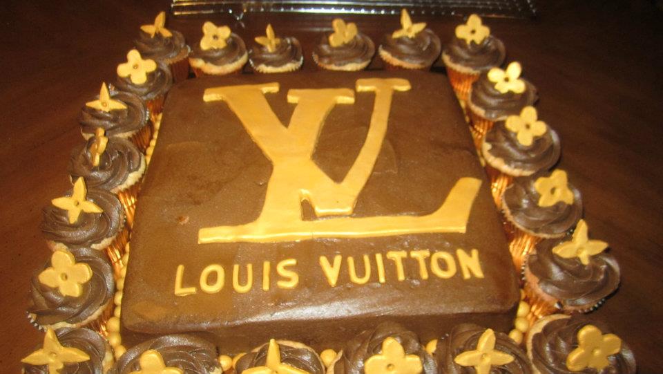 Gucci Louis Vuitton Birthday Cake