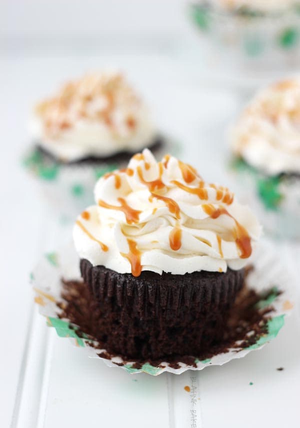 Guinness Chocolate Whiskey Cupcakes