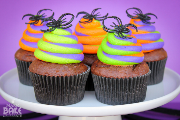 Halloween Buttercream Cupcakes