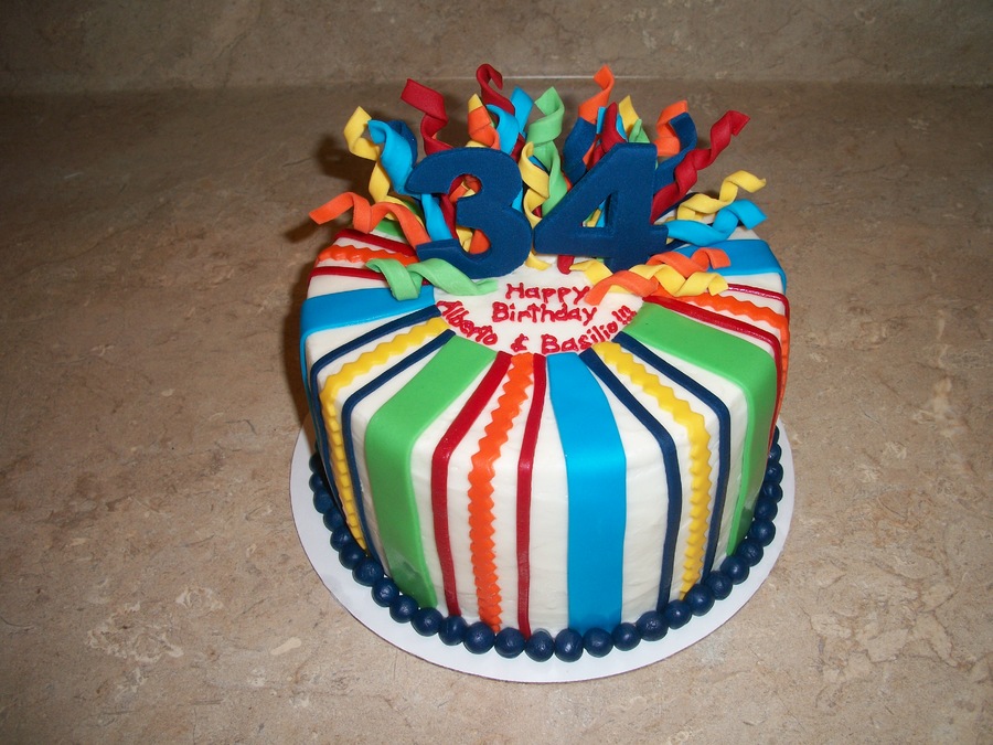 Happy 34th Birthday Cake Happy 34th Birthday Cake