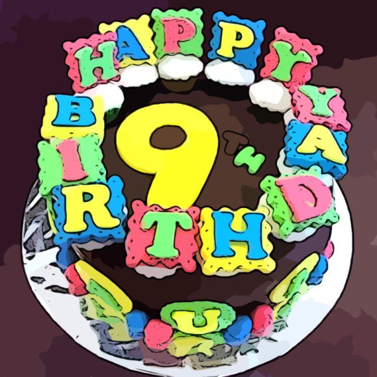 Happy 9th Birthday Happy 9th Birthday