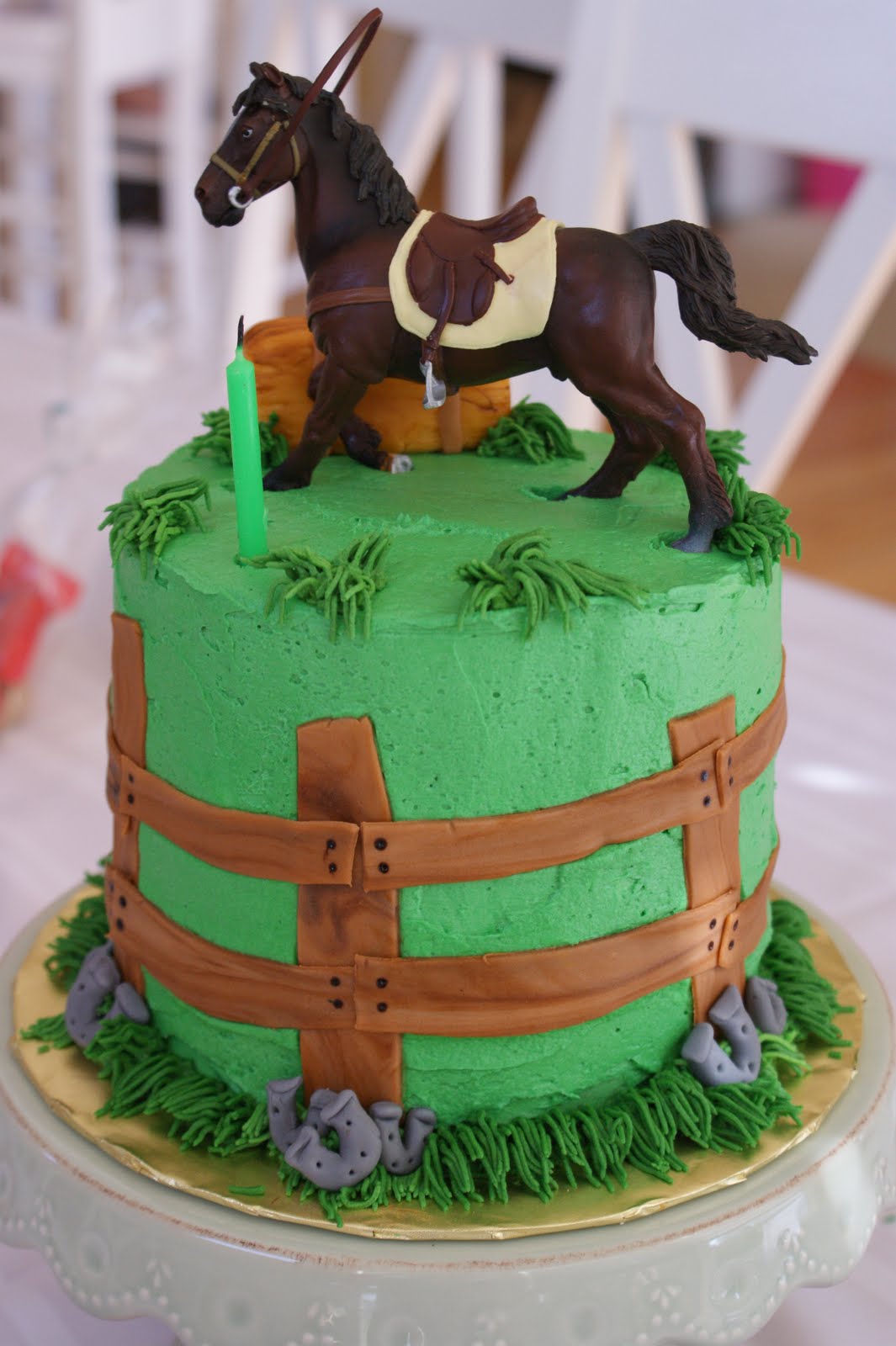 Happy Birthday Horse Cake