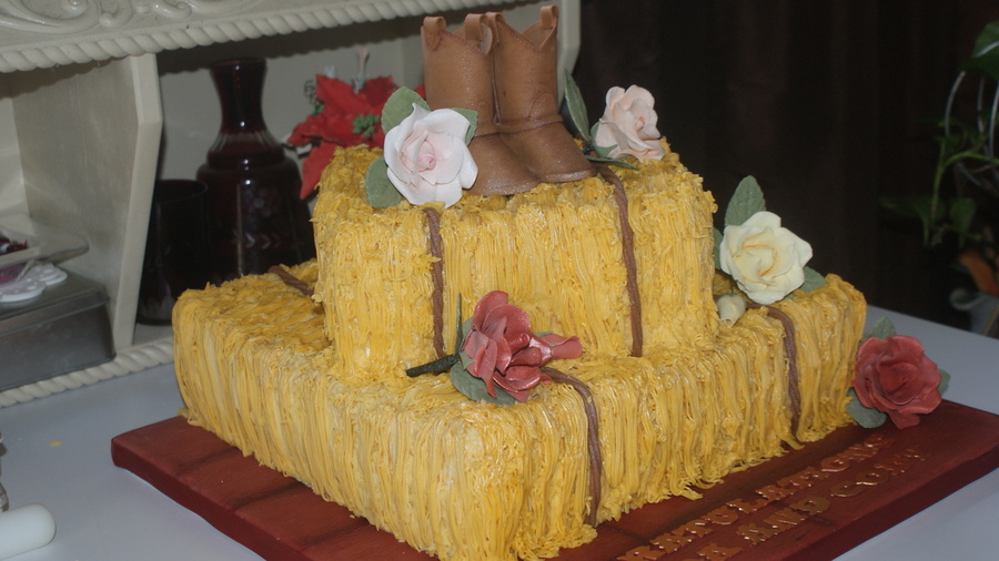 Hay Bale Cake Hay Bale Cake