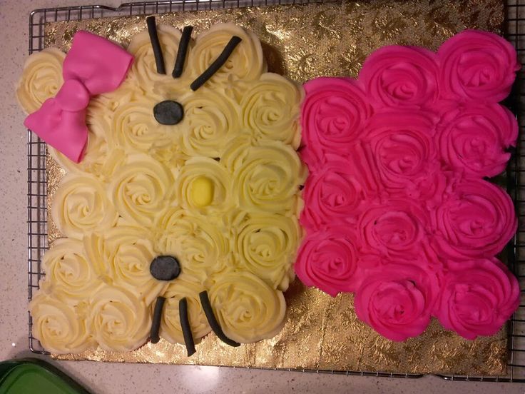 Hello Kitty Cupcake Cake