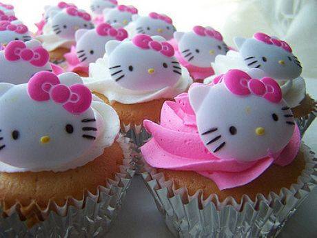 Hello Kitty Cupcakes