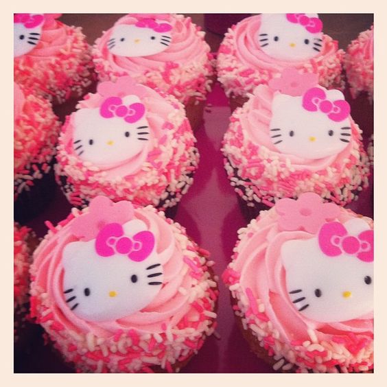 Hello Kitty Cupcakes