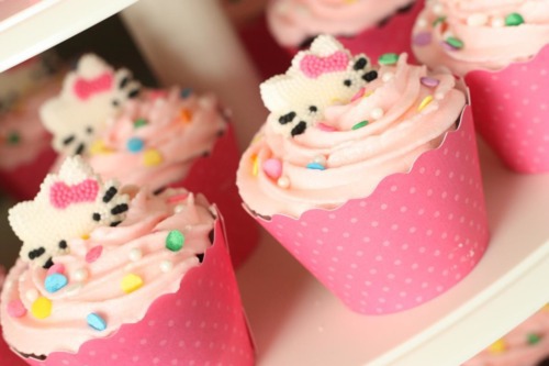 Hello Kitty Cupcakes