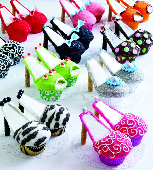 High Heel Cupcakes