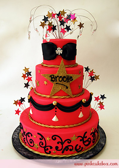 Hollywood Bat Mitzvah Cake