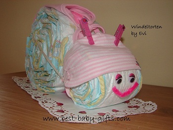Homemade Baby Shower Diaper Gift Ideas Homemade Baby Shower Diaper Gift Ideas