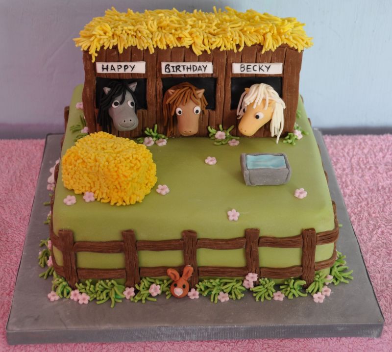 Horse Birthday Cake Horse Birthday Cake