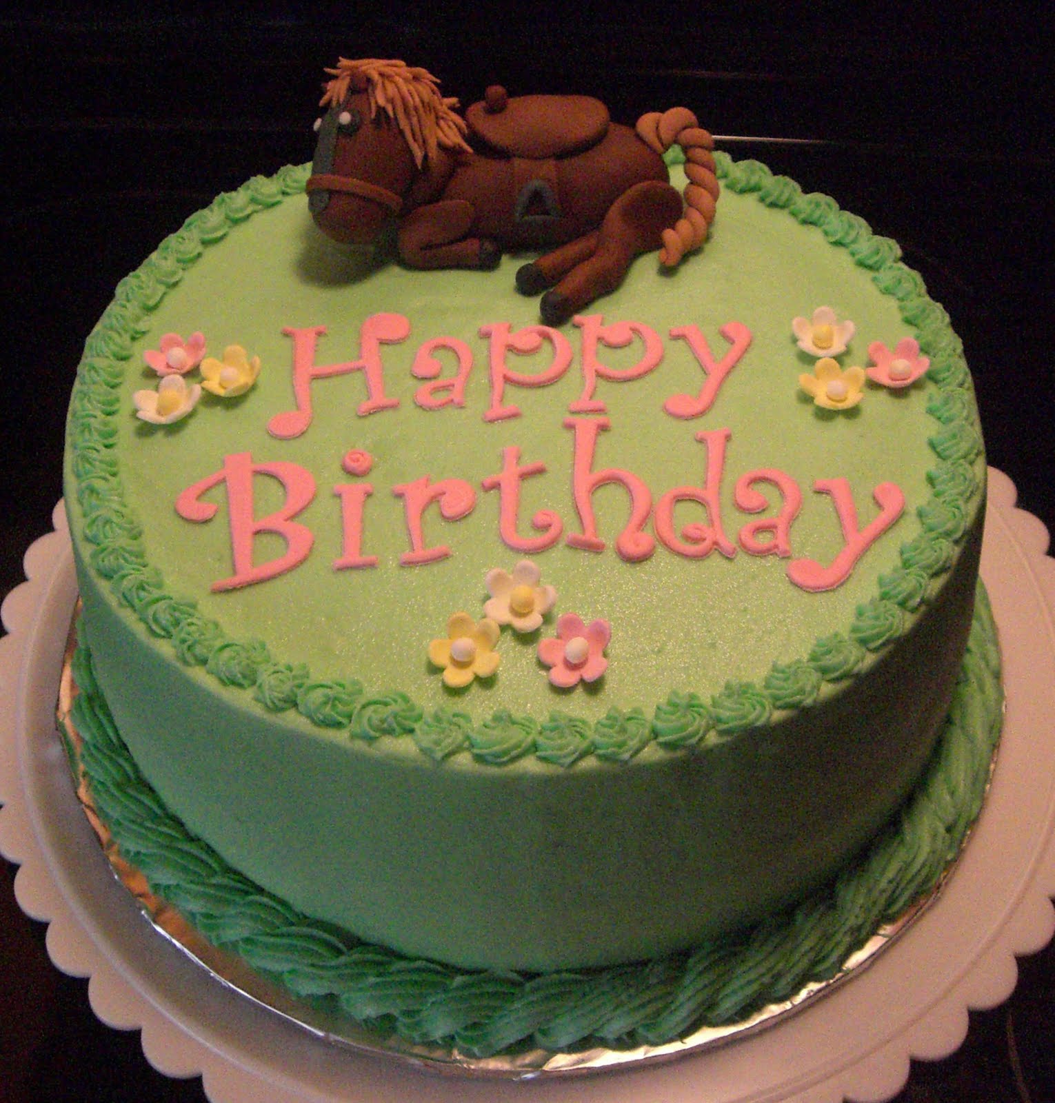 Horse Birthday Cake Horse Birthday Cake