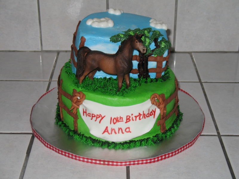 Horse Birthday Cake