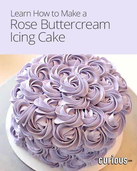 How to Make Buttercream Rose Cake Icing