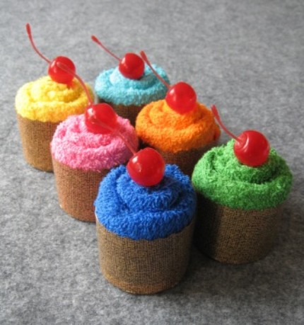How to Make Wash Cloth Cupcakes How to Make Wash Cloth Cupcakes