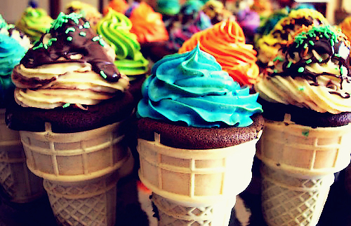 Ice Cream Cone Cupcakes