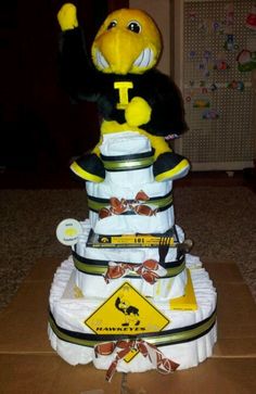 Iowa Hawkeye Birthday Cake