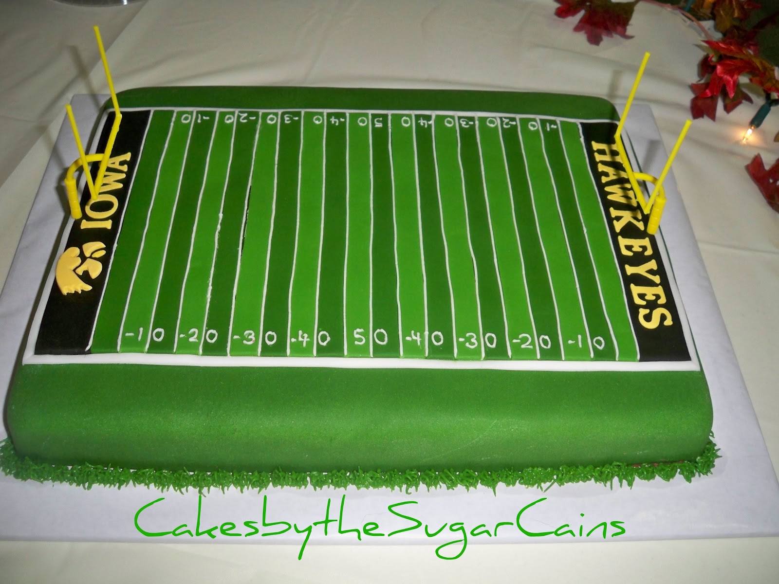 Iowa Hawkeye Football Cake