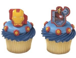 Iron Man Cupcakes