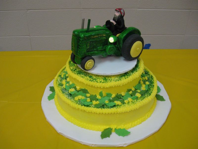 John Deere Wedding Cake Topper