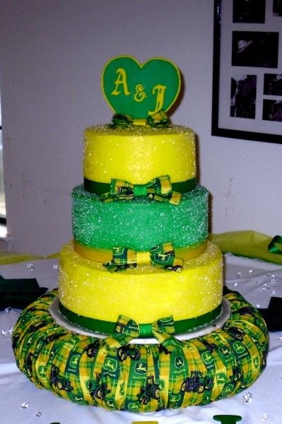 John Deere Wedding Cake