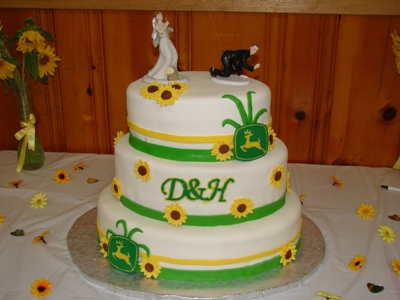 John Deere Wedding Cake