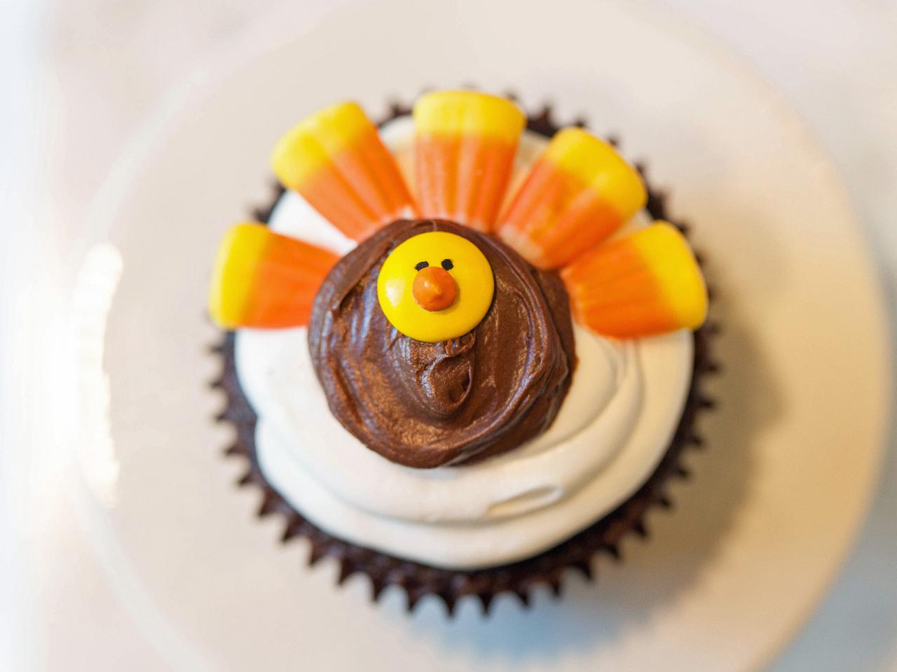 Kids Thanksgiving Turkey Cupcakes