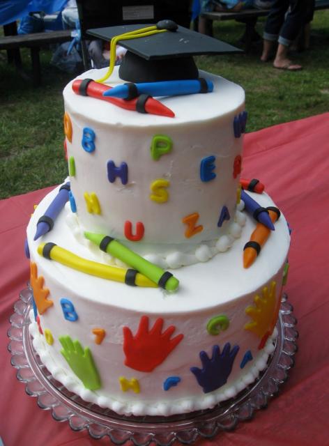 Kindergarten Graduation Cake Idea Kindergarten Graduation Cake Idea