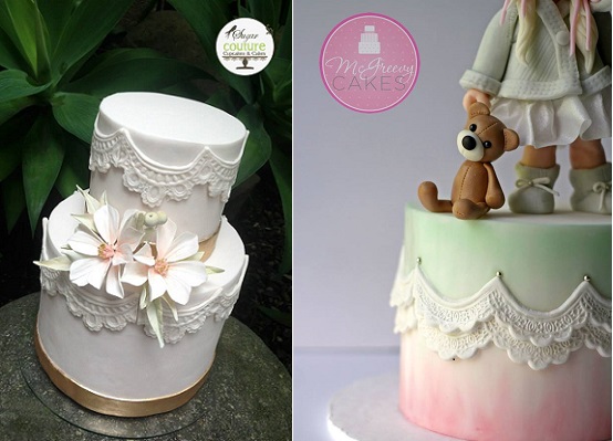 Lace Wedding Cake Lace Wedding Cake