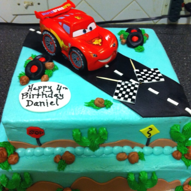 Lightning McQueen Birthday Cake Lightning McQueen Birthday Cake