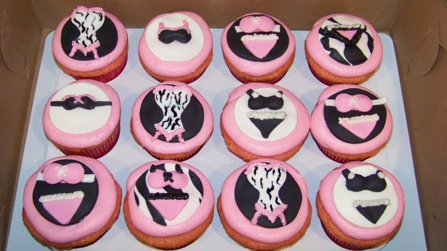 Lingerie Party Cupcakes