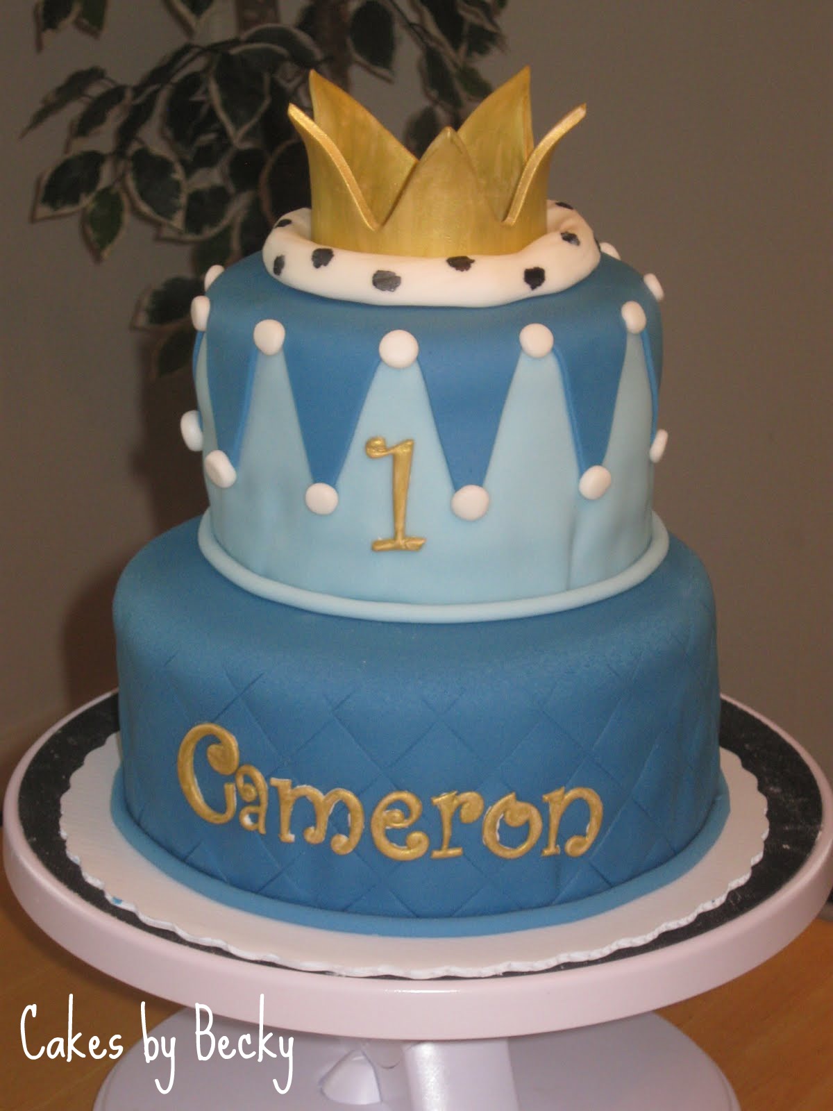 Little Prince 1st Birthday Cake