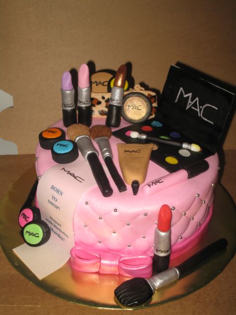 Mac Makeup Cake