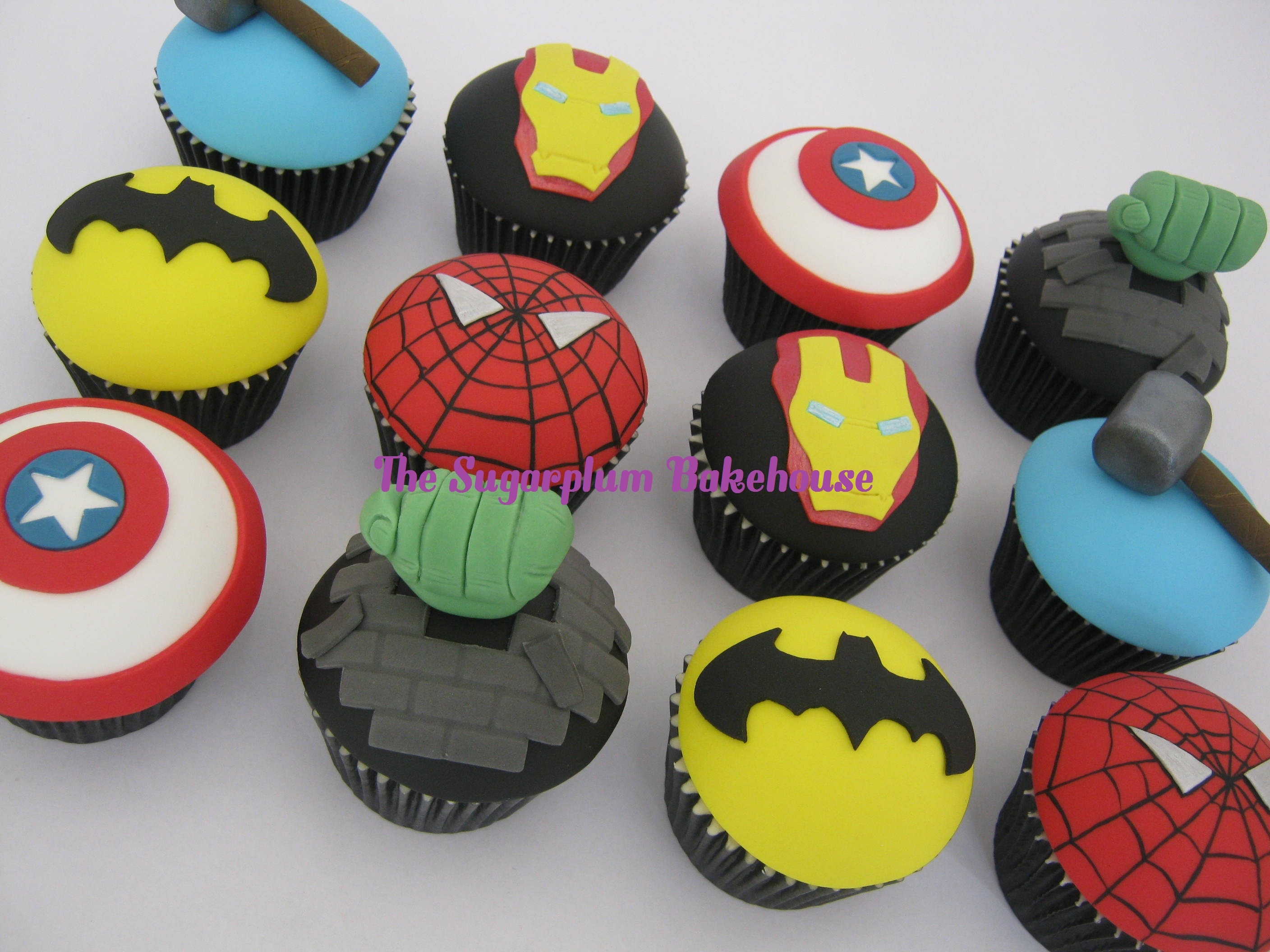 Marvel Comics Cupcakes