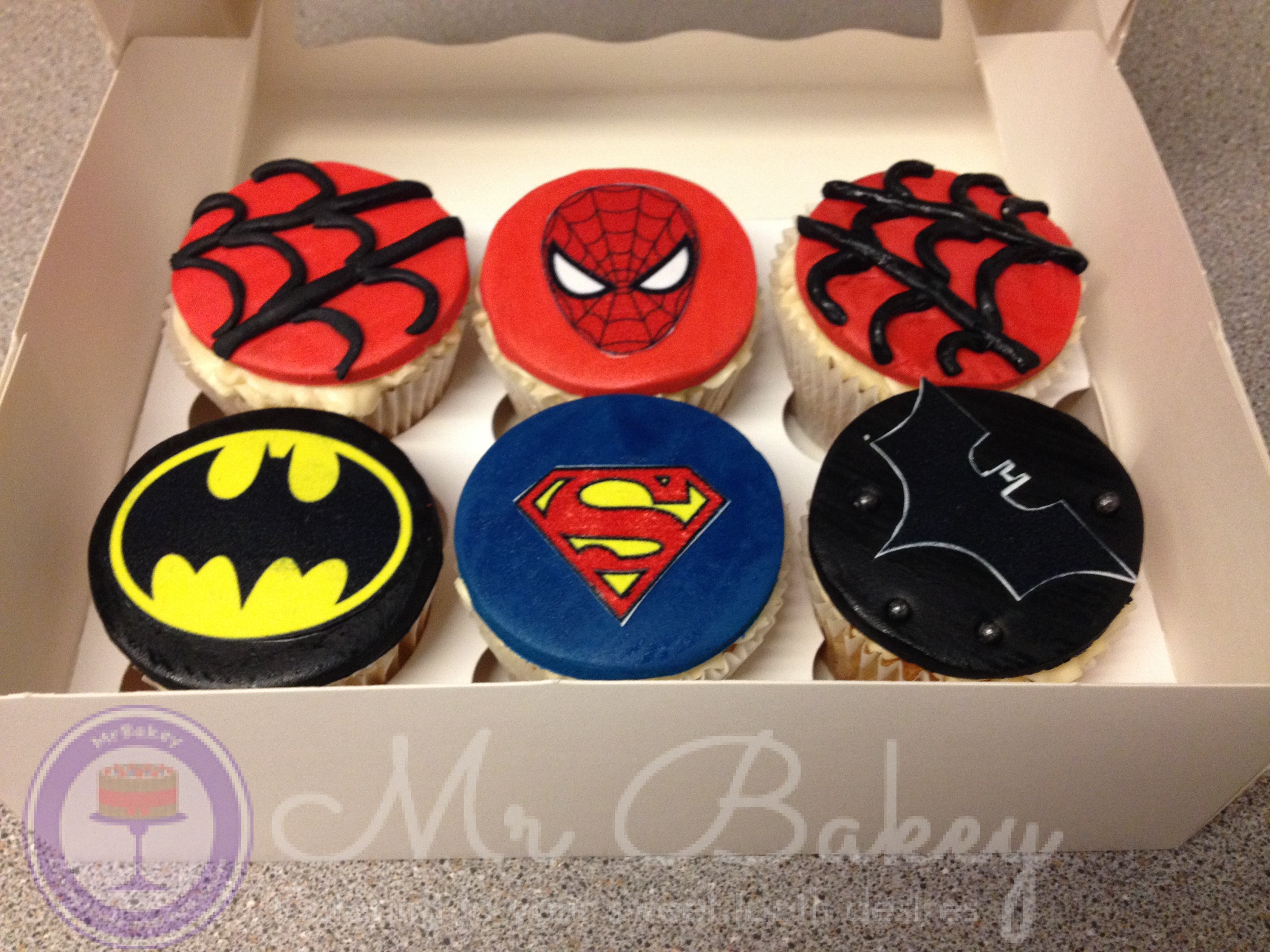 Marvel DC Comic Cupcakes