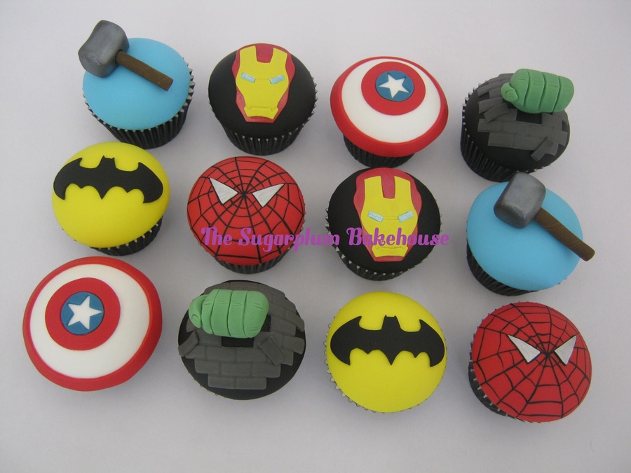 Marvel DC Comic Cupcakes