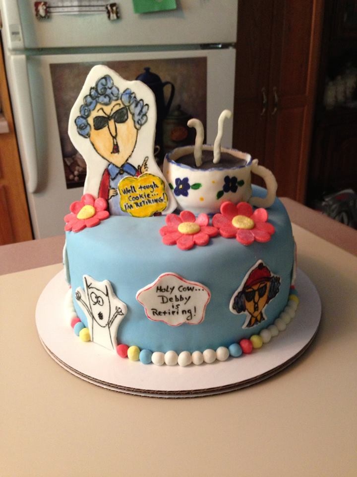 Maxine Retirement Cake