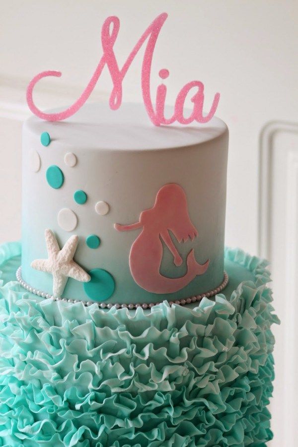 7 Photos of Mermaid Themed Cakes Simple 7 Photos of Mermaid Themed Cakes Simple