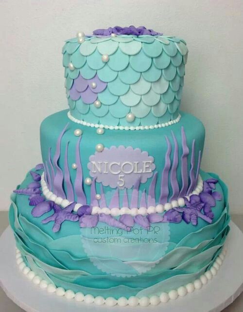 Mermaid Birthday Cake Idea Mermaid Birthday Cake Idea