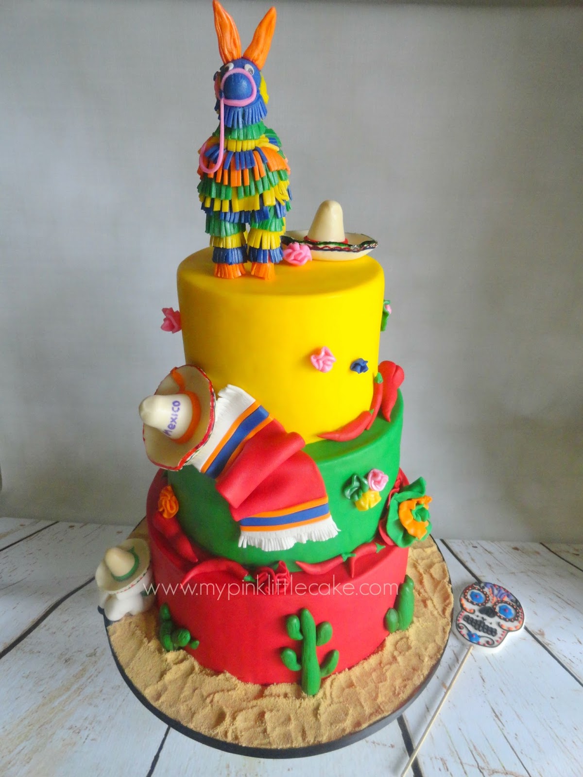 Mexican Fiesta Theme Cake